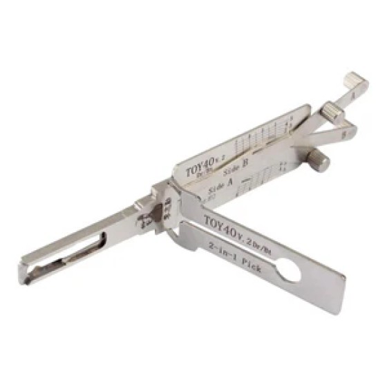 Original Lishi 2-In-1 Pick and Decoder TOY40 Quad Lifter